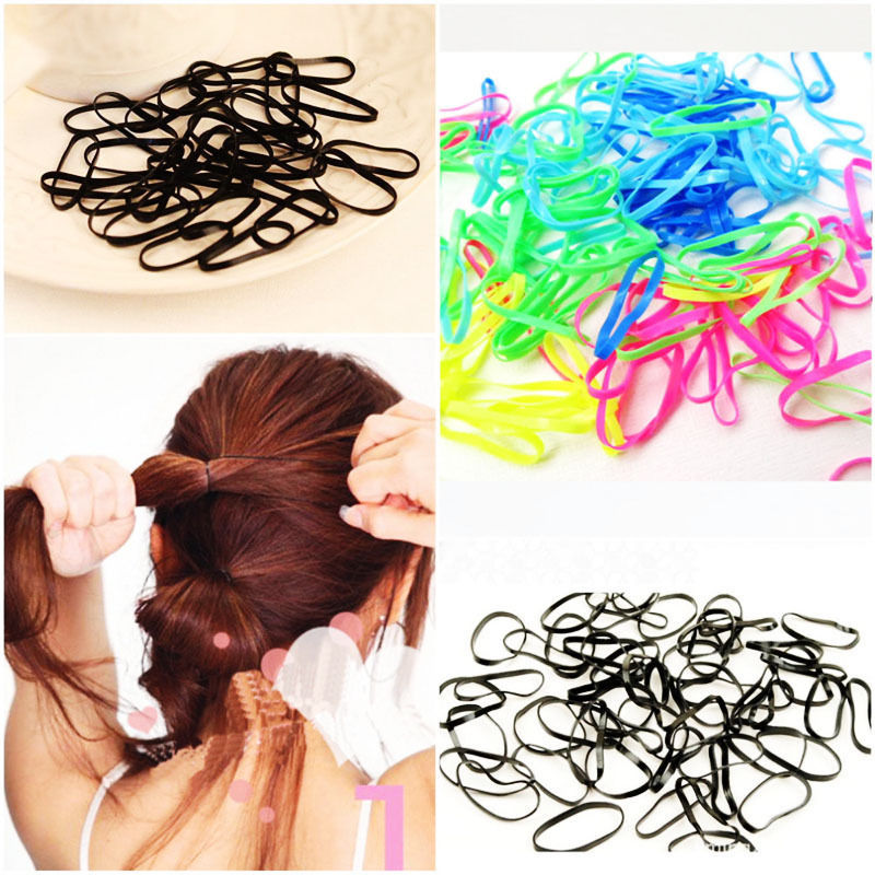 SORRYNAM Karet  Gelang  Ikat Rambut Jepang  TPU Band 200 PCS 